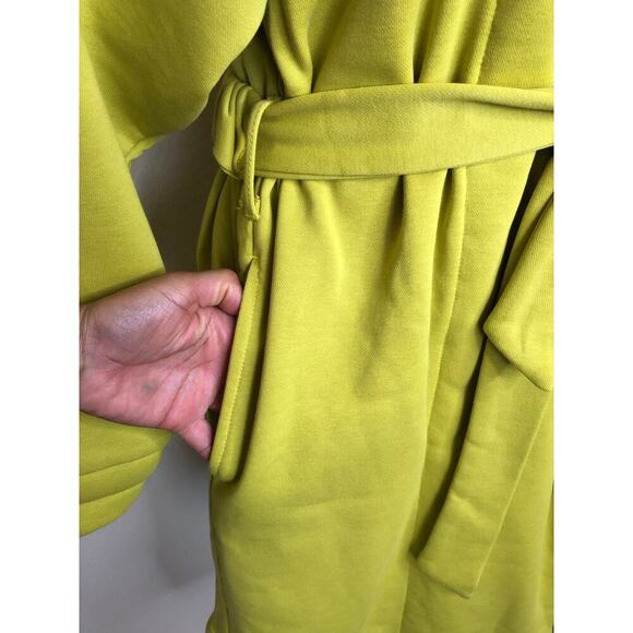 NWT TEREA Women's Alaina Vibrant Wrap French Terry Jacket Sz: M Vibrant Spring - Picture 6 of 16